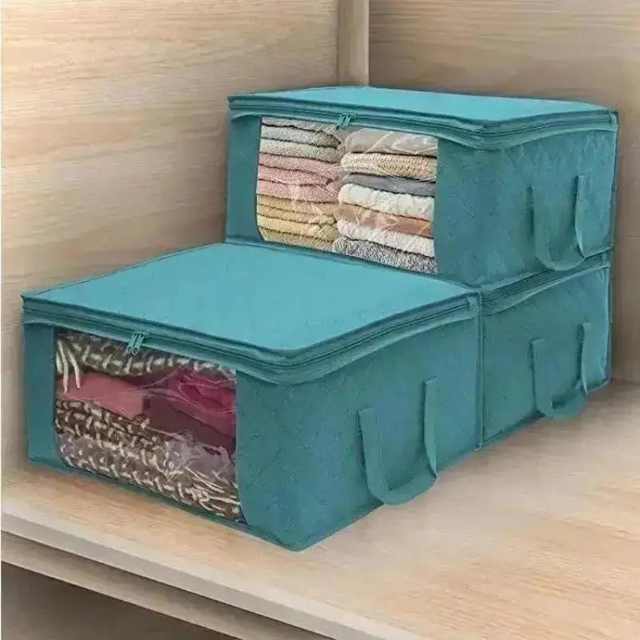 Boîte de rangement pliable à fenêtre