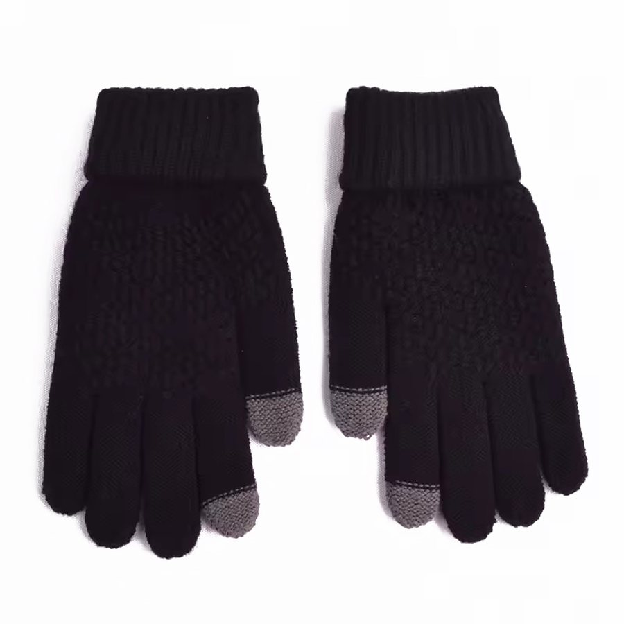 Gants d'hiver tactiles en maille