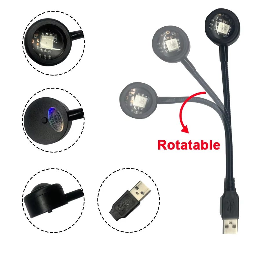 Lampe projecteur coucher de soleil USB