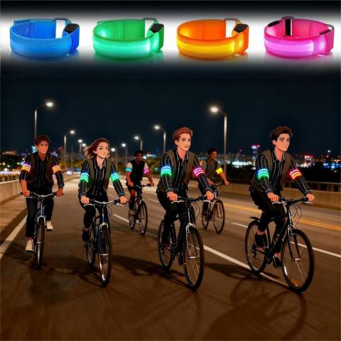 Brassard lumineux LED rechargeable