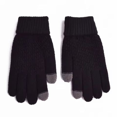 Gants d'hiver tactiles en maille