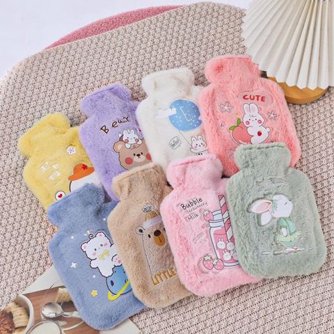 Bouillotte à eau en peluche