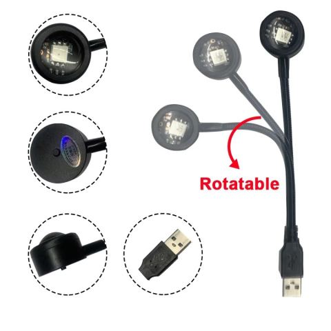Lampe projecteur coucher de soleil USB